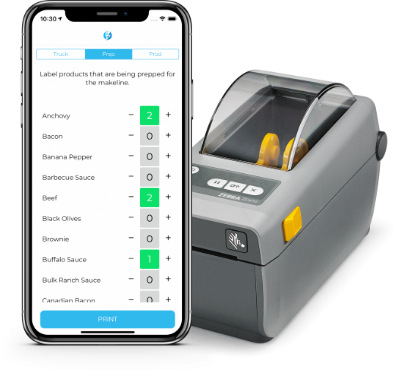 Prep Wizard Automatic Food Labeling System